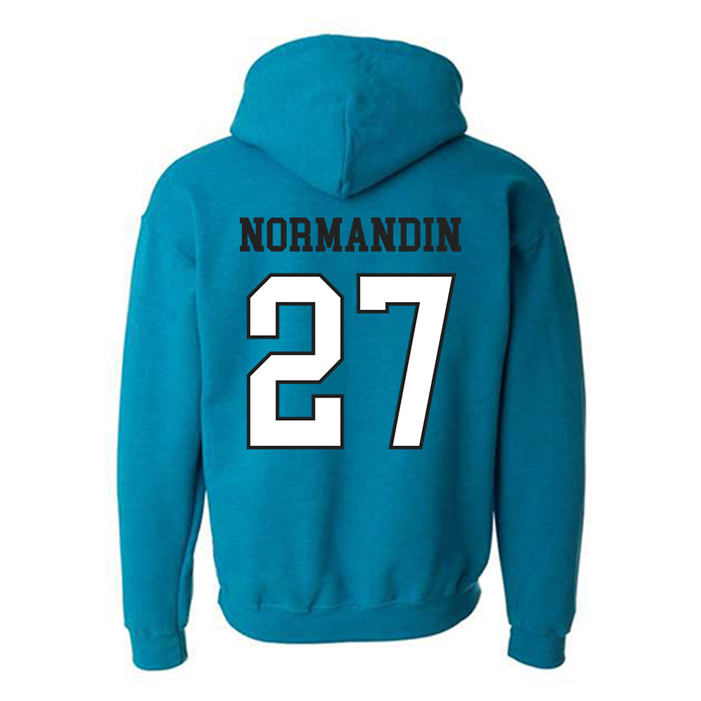 Coastal Carolina - NCAA Softball : Brielle Normandin - Classic Fashion Shersey Hooded Sweatshirt-1