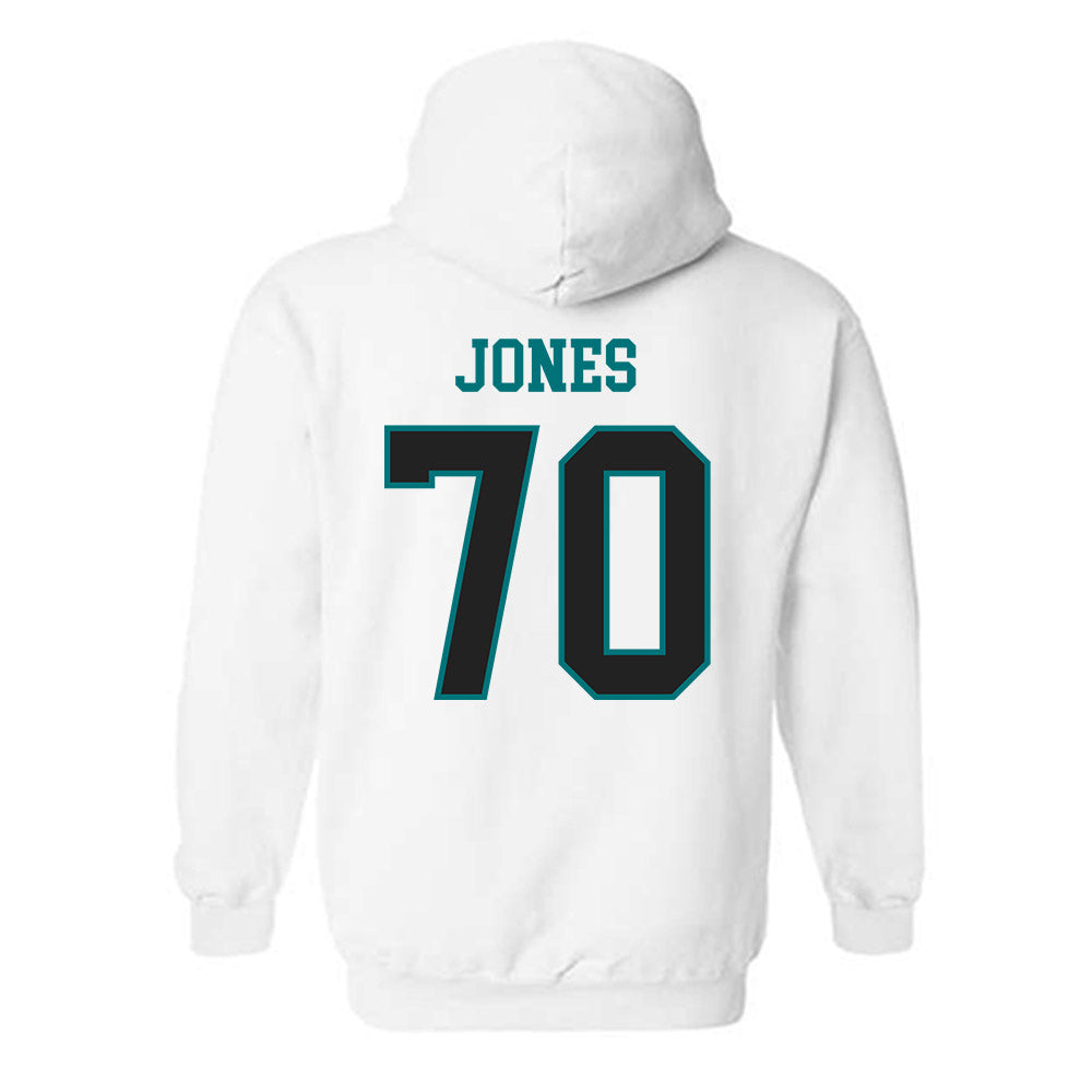 Coastal Carolina - NCAA Football : Daniel Jones - Classic Fashion Shersey Hooded Sweatshirt-1