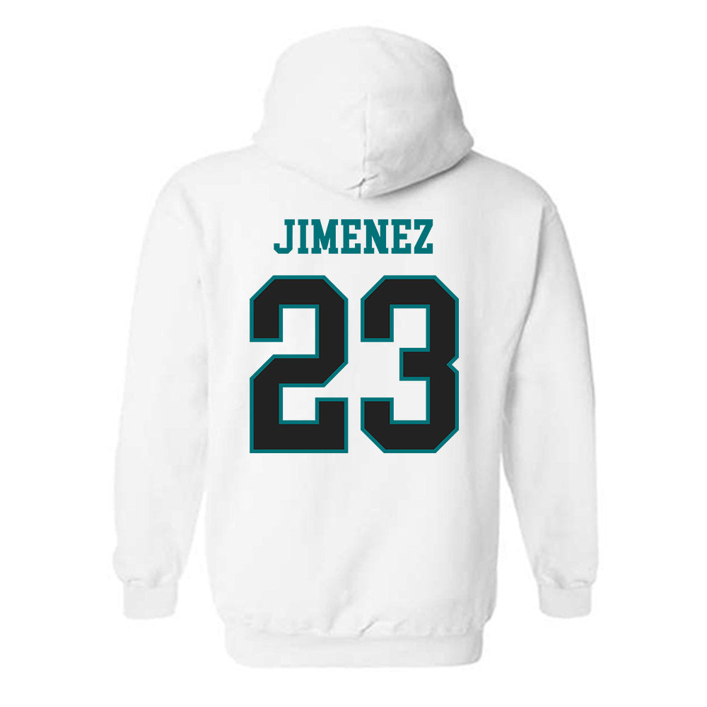 Coastal Carolina - NCAA Women's Basketball : DYanis Jimenez - Classic Fashion Shersey Hooded Sweatshirt-1