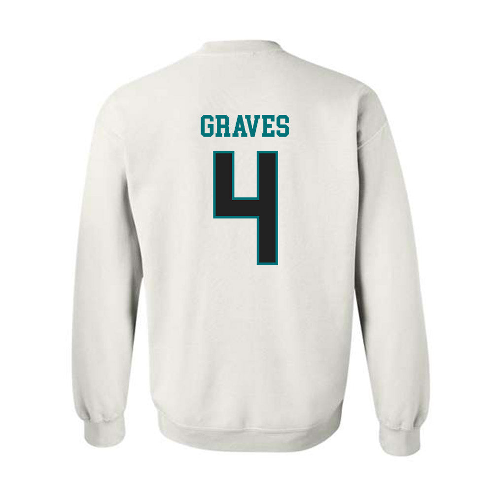 Coastal Carolina - NCAA Football : Bryson Graves - Classic Fashion Shersey Crewneck Sweatshirt-1