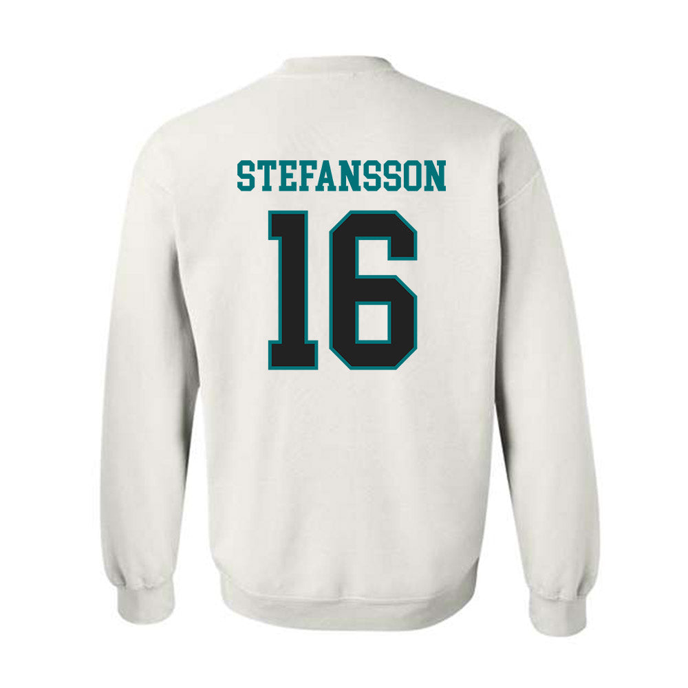 Coastal Carolina - NCAA Men's Soccer : Gudjon Stefansson - Classic Fashion Shersey Crewneck Sweatshirt-1