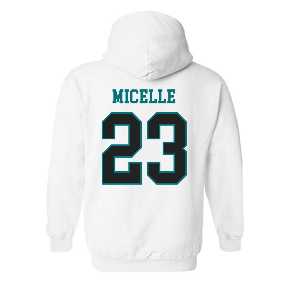Coastal Carolina - NCAA Women's Volleyball : Becca Micelle - Classic Fashion Shersey Hooded Sweatshirt-1