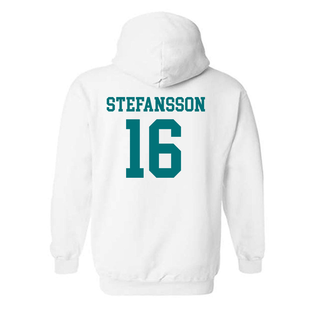 Coastal Carolina - NCAA Men's Soccer : Gudjon Stefansson - Classic Shersey Hooded Sweatshirt-1