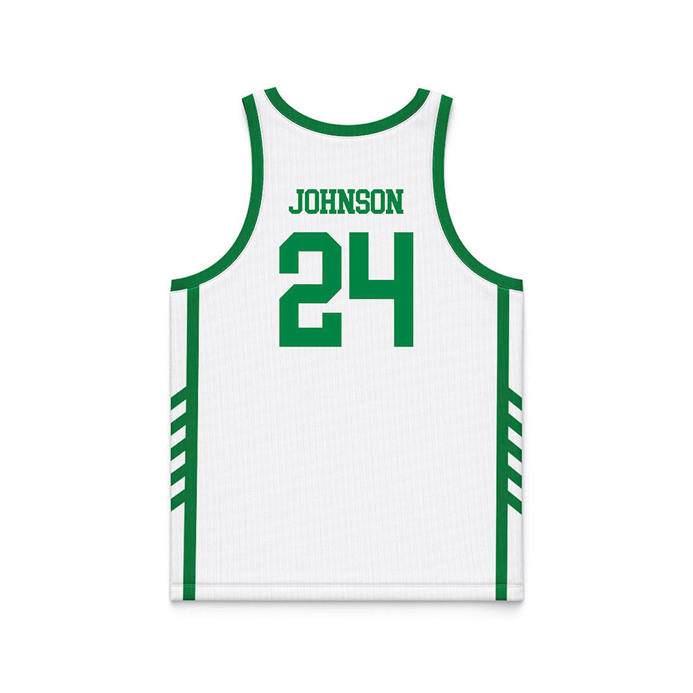 USC Upstate - NCAA Men's Basketball : Chico Johnson - White Basketball Jersey-3