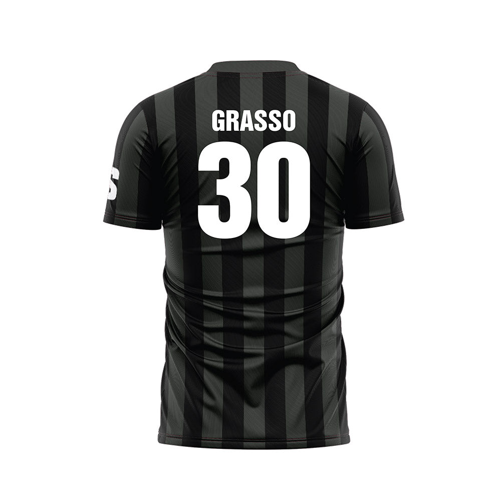 USC Upstate - NCAA Men's Soccer : Logan Grasso - Black Soccer Jersey-1