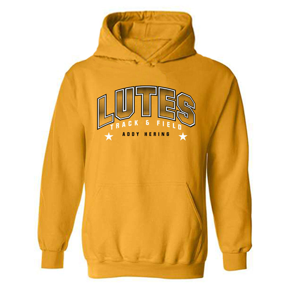 PLU - NCAA Women's Track & Field : Addy Hering - Classic Fashion Shersey Hooded Sweatshirt