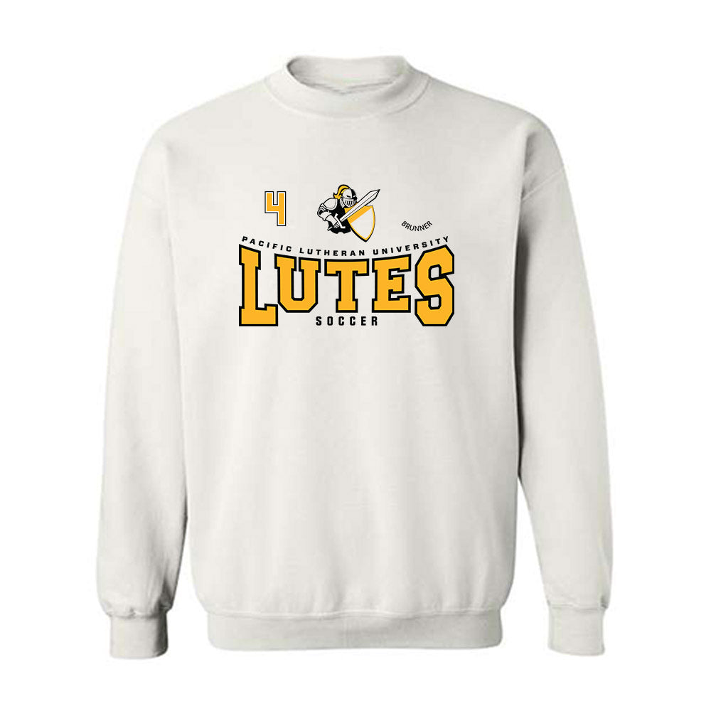PLU - NCAA Men's Soccer : Ty Brunner - Classic Fashion Shersey Crewneck Sweatshirt-0