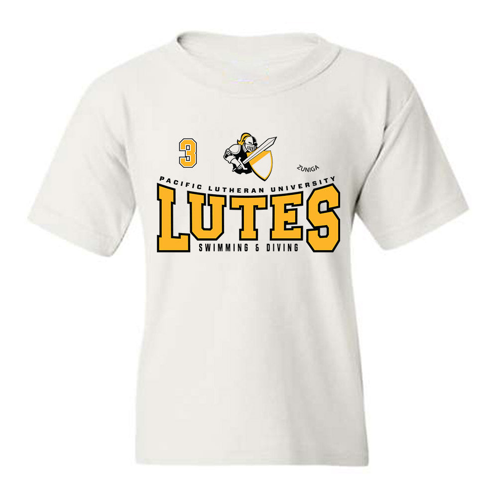 PLU - NCAA Men's Swimming & Diving : Emiliano Zuniga - Classic Fashion Shersey Youth T-Shirt