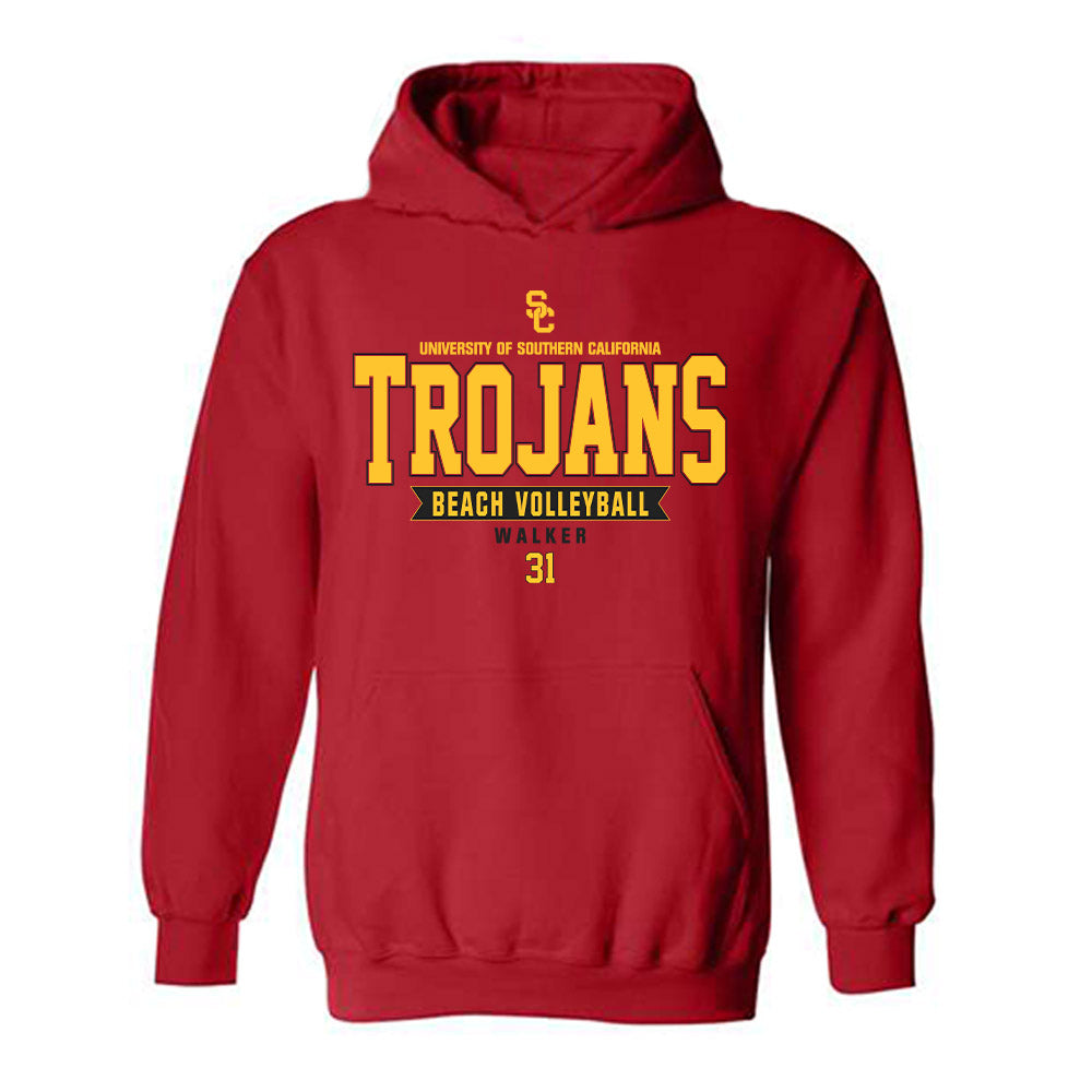USC - NCAA Beach Volleyball : Gabby Walker - Classic Fashion Shersey Hooded Sweatshirt