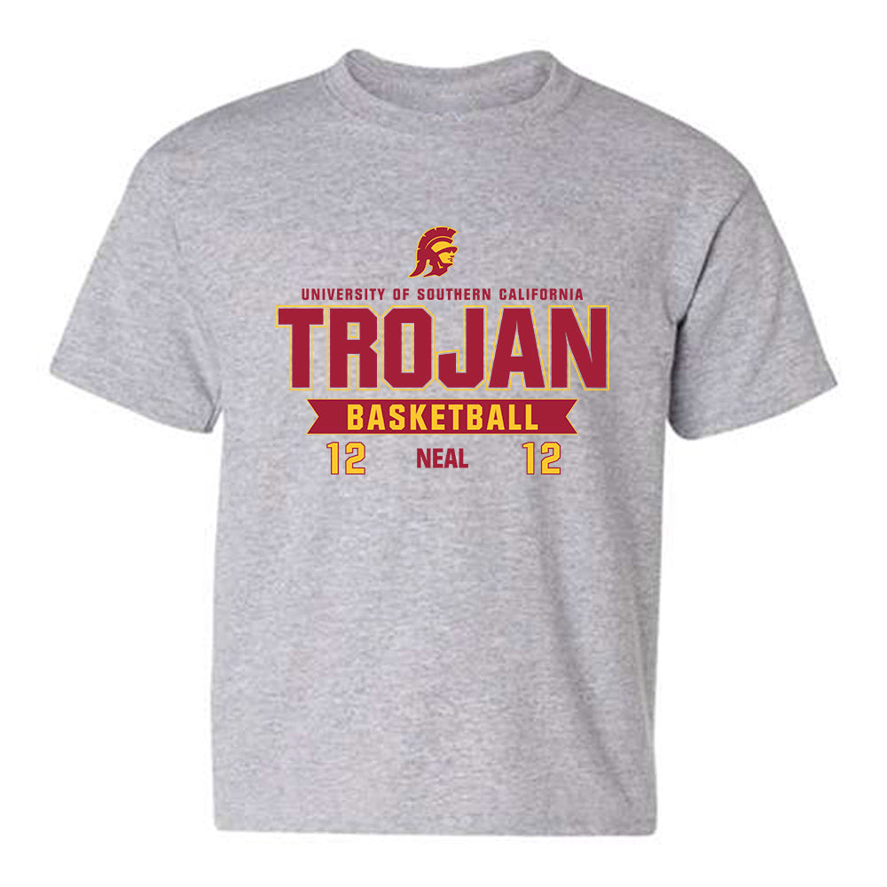 USC - NCAA Men's Basketball : EJ Neal - Classic Fashion Shersey Youth T-Shirt-0