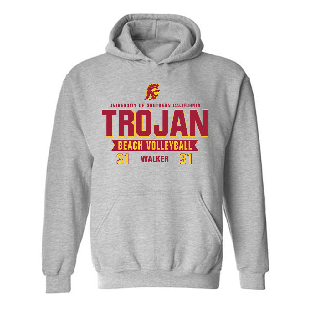 USC - NCAA Beach Volleyball : Gabby Walker - Classic Fashion Shersey Hooded Sweatshirt
