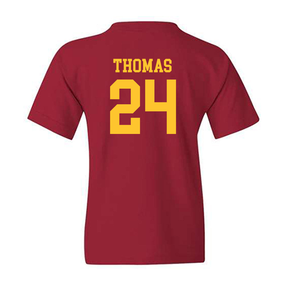 USC - NCAA Men's Track & Field : Max Thomas - Classic Shersey Youth T-Shirt-1