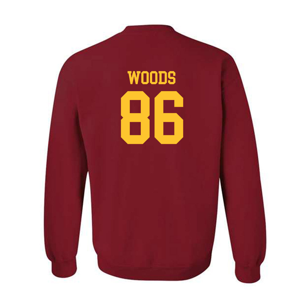 USC - NCAA Football : CJ Woods - Classic Shersey Crewneck Sweatshirt-1