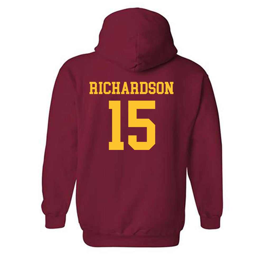 USC - NCAA Football : Jaden Richardson - Classic Shersey Hooded Sweatshirt-1