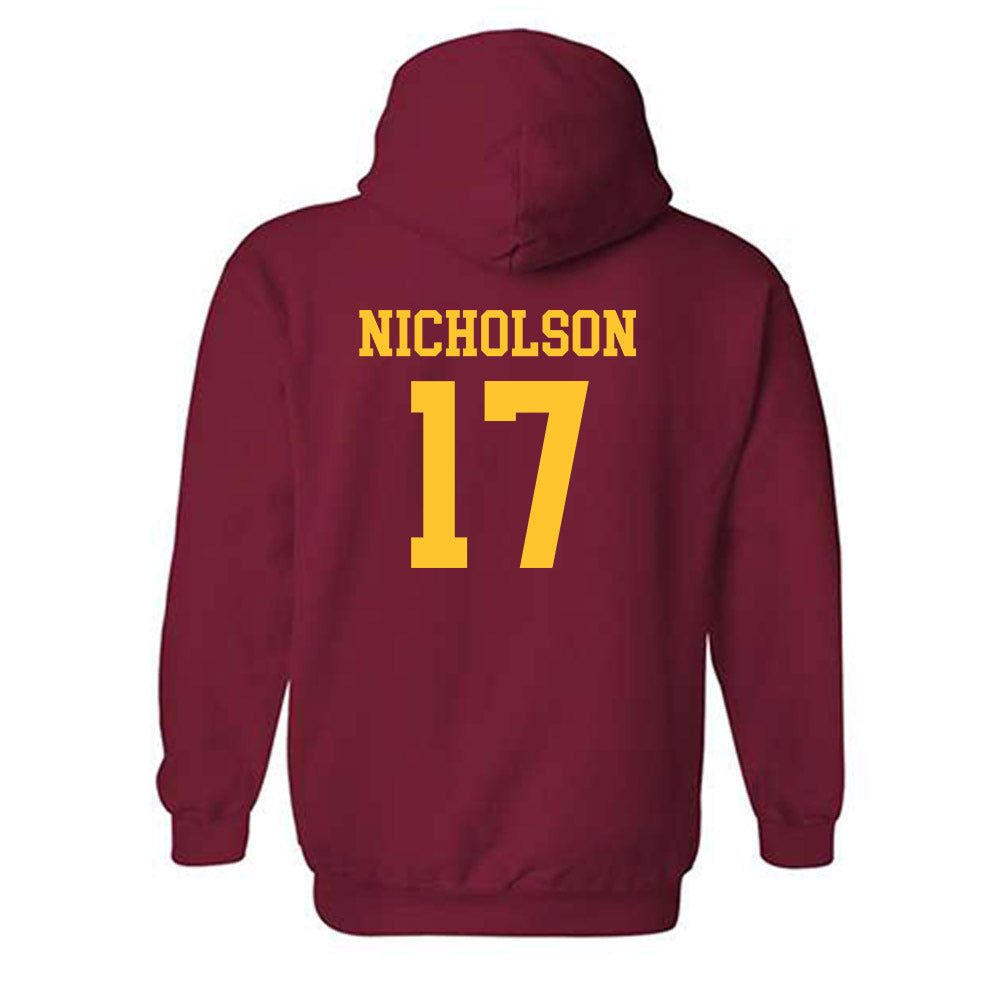 USC - NCAA Football : DeCarlos Nicholson - Classic Shersey Hooded Sweatshirt-1