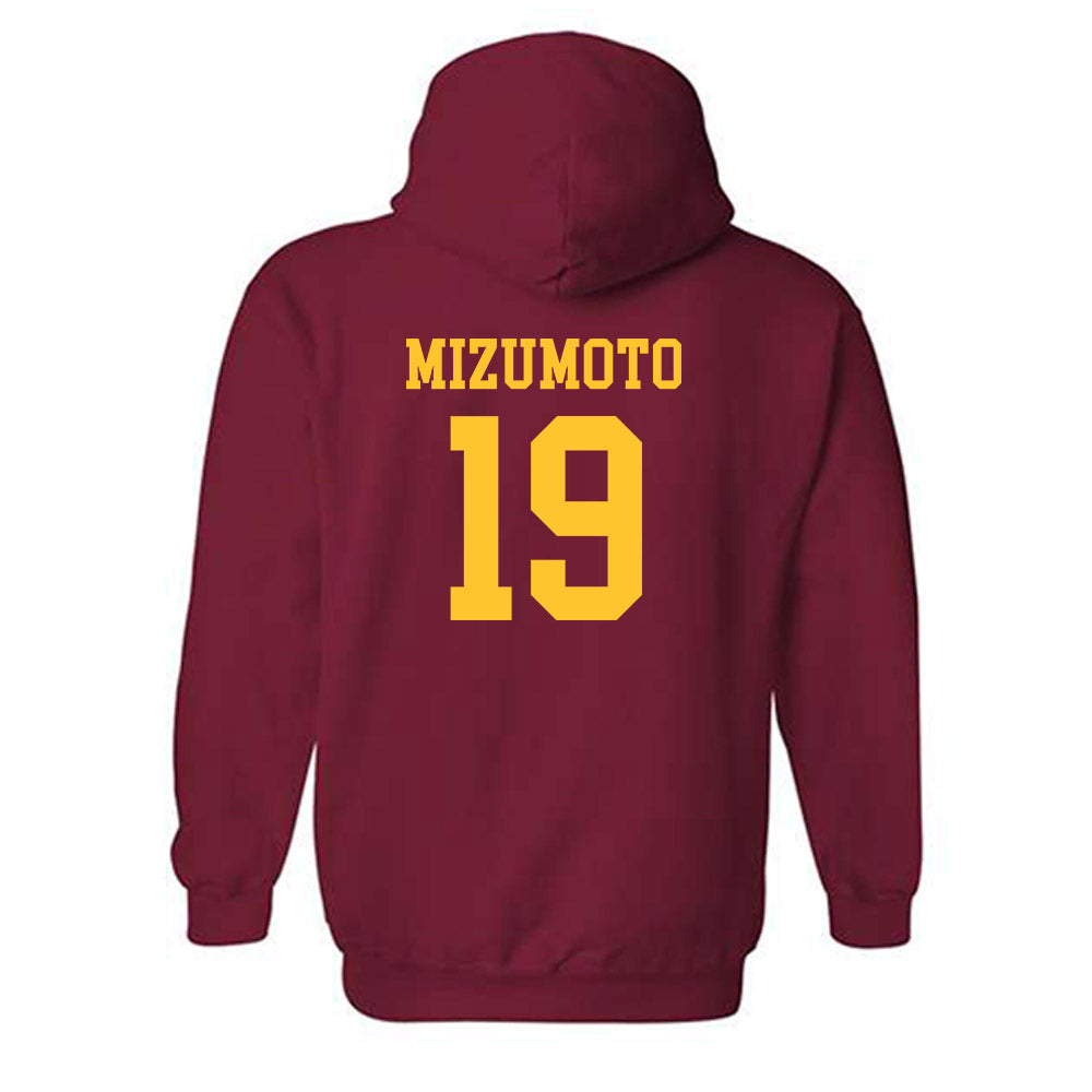 USC - NCAA Women's Soccer : Hana Mizumoto - Classic Shersey Hooded Sweatshirt-1