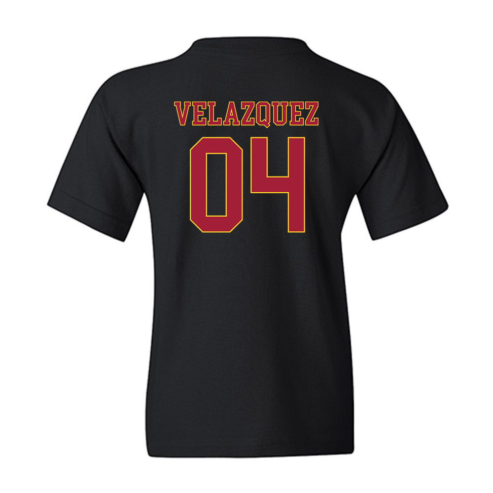 USC - NCAA Baseball : Diego Velazquez - Youth T-Shirt-1
