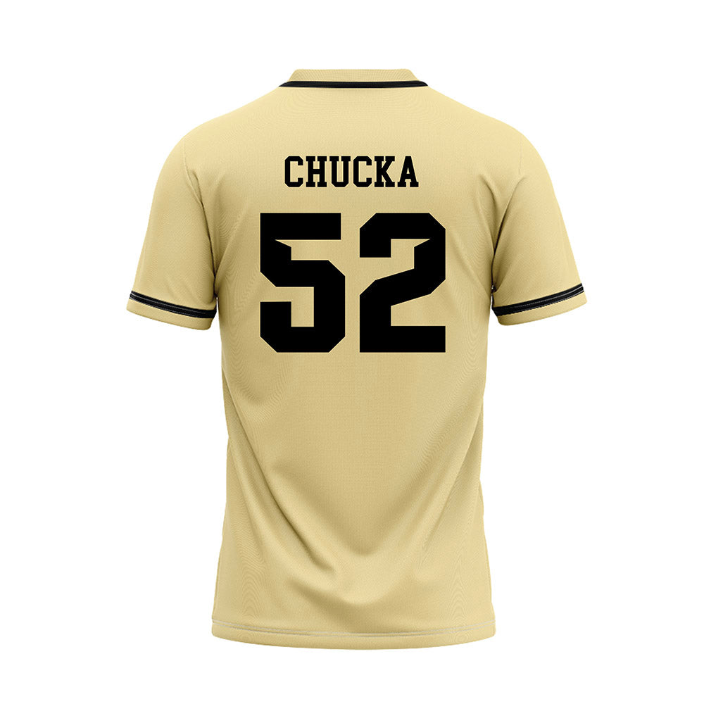 Central Florida - NCAA Baseball : Stephen Chucka - Gold Baseball Jersey-1