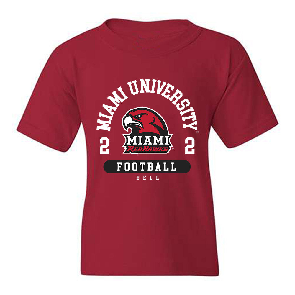 Miami of Ohio - NCAA Football : Devin Bell - Classic Fashion Shersey Youth T-Shirt-0
