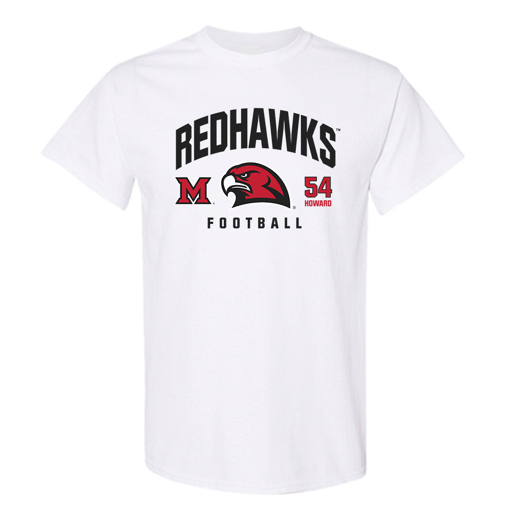 Miami of Ohio - NCAA Football : Aiden Howard - Classic Fashion Shersey T-Shirt-0