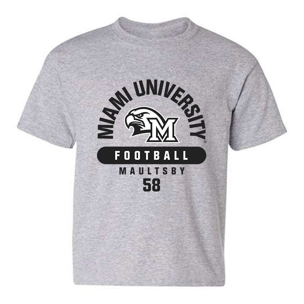 Miami of Ohio - NCAA Football : Gray Maultsby - Classic Fashion Shersey Youth T-Shirt-0