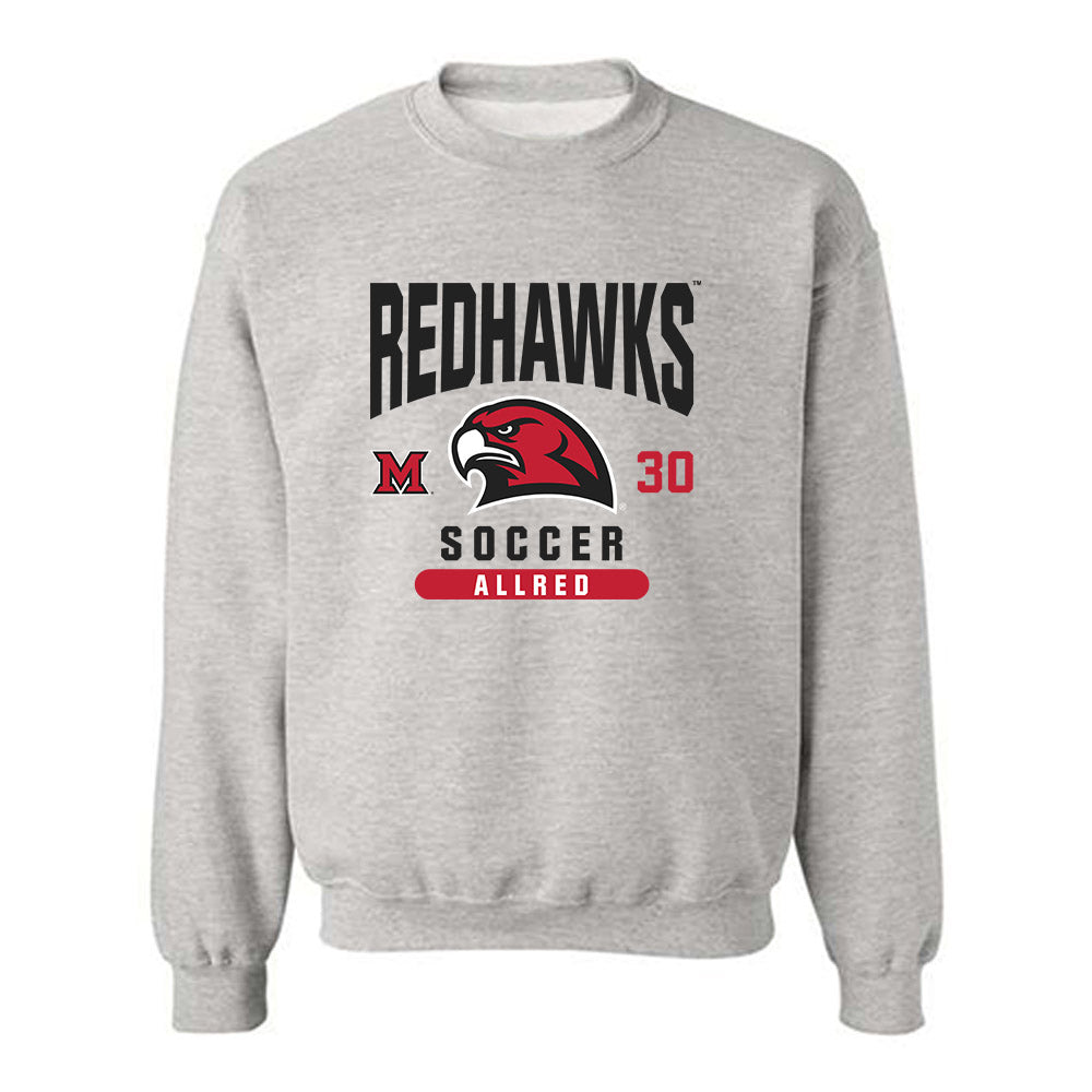 Miami of Ohio - NCAA Women's Soccer : Beau Allred - Classic Fashion Shersey Crewneck Sweatshirt-0