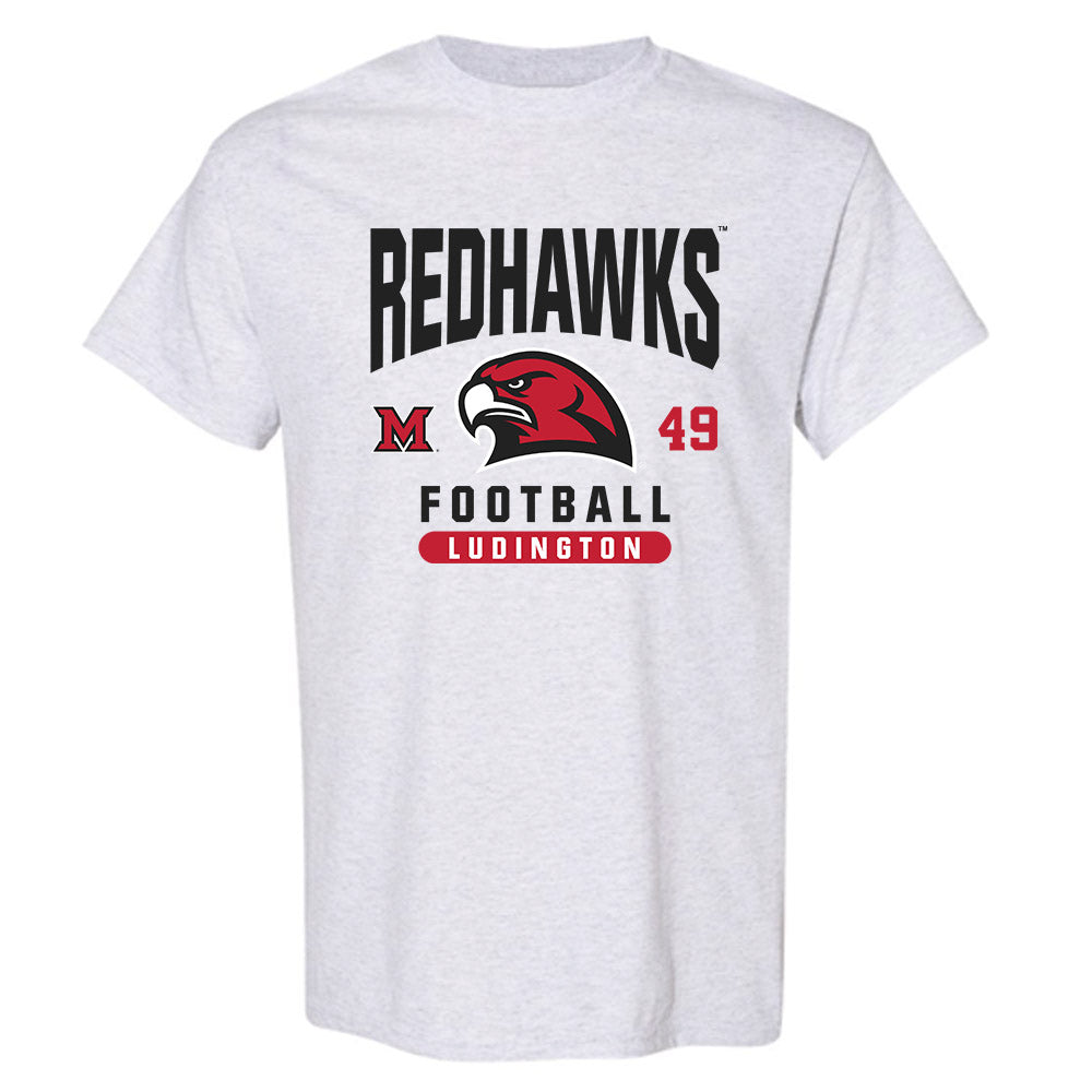 Miami of Ohio - NCAA Football : Anthony Ludington - Classic Fashion Shersey T-Shirt-0