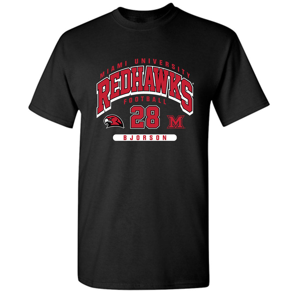 Miami of Ohio - NCAA Football : Andrew Bjorson - Classic Fashion Shersey T-Shirt-0
