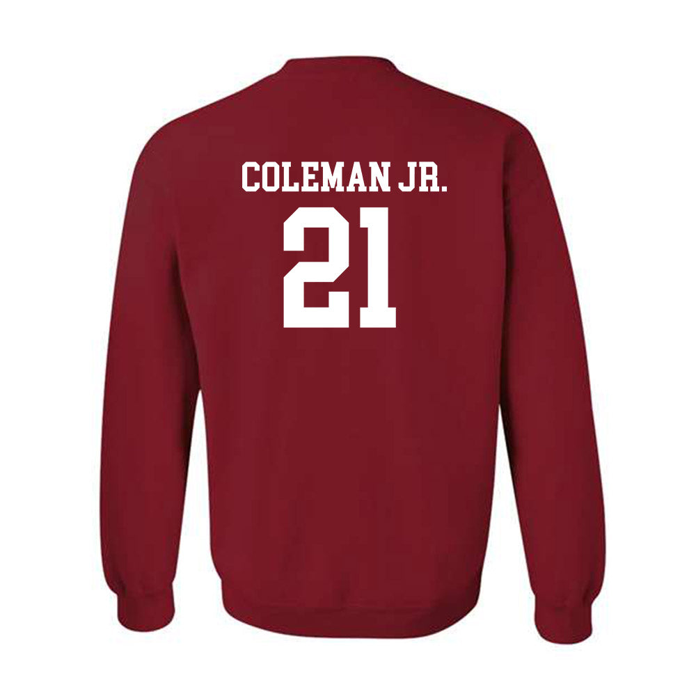 Miami of Ohio - NCAA Football : Toney Coleman Jr. - Classic Shersey Crewneck Sweatshirt-1