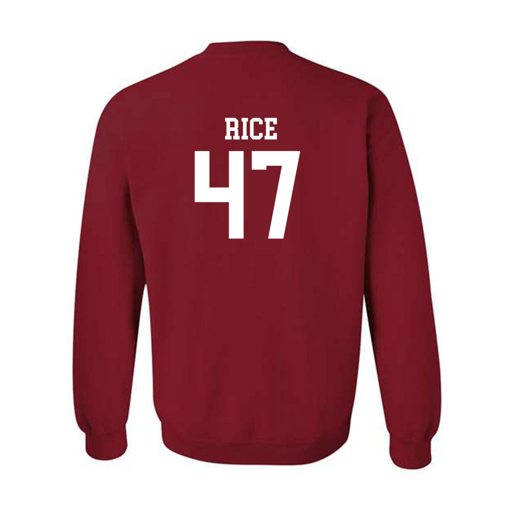 Miami of Ohio - NCAA Football : Brach Rice - Classic Shersey Crewneck Sweatshirt-1