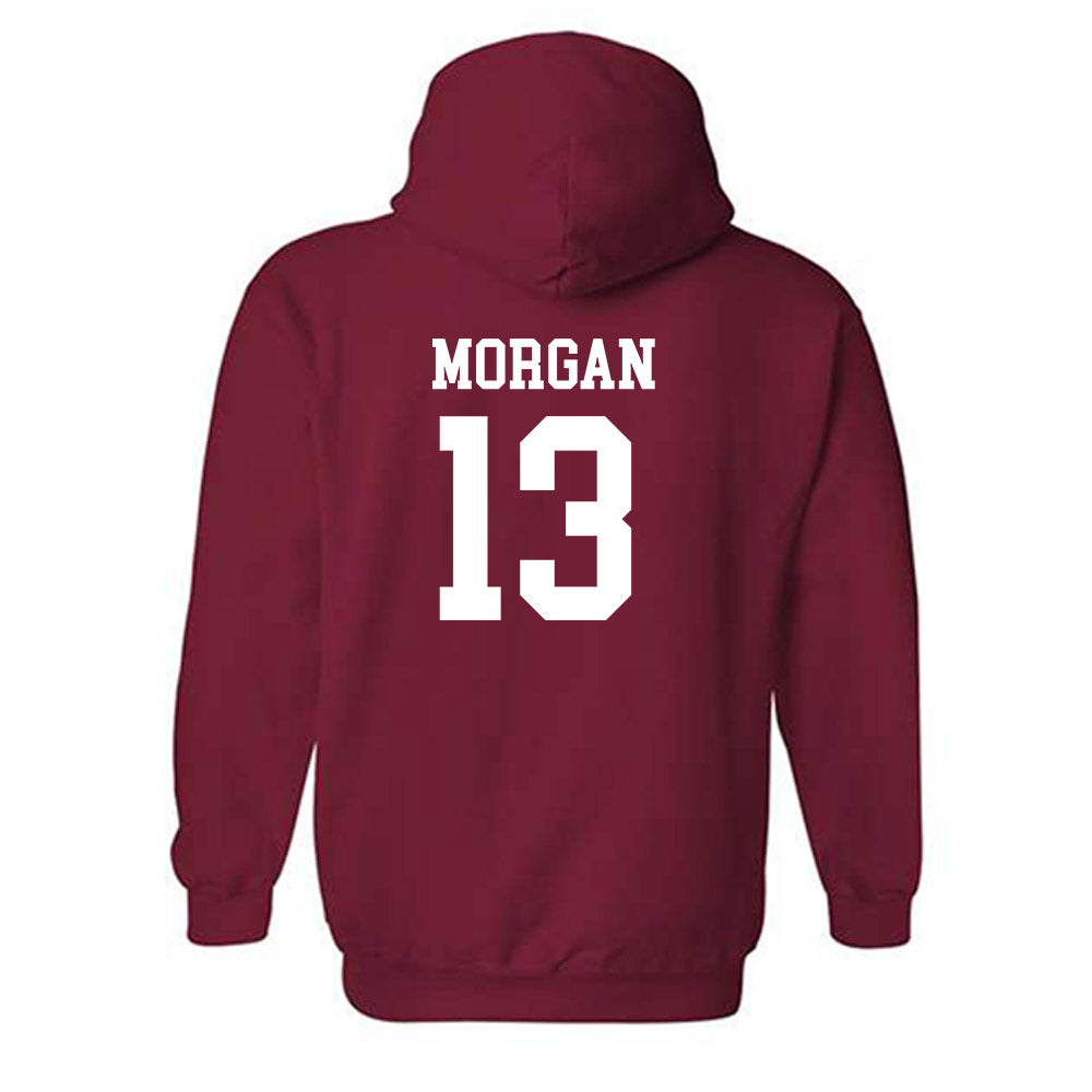 Miami of Ohio - NCAA Women's Volleyball : Emily Morgan - Classic Shersey Hooded Sweatshirt-1