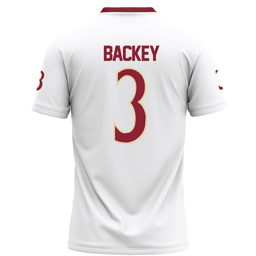 Elon - NCAA Football : Landyn Backey - White Football Jersey-1