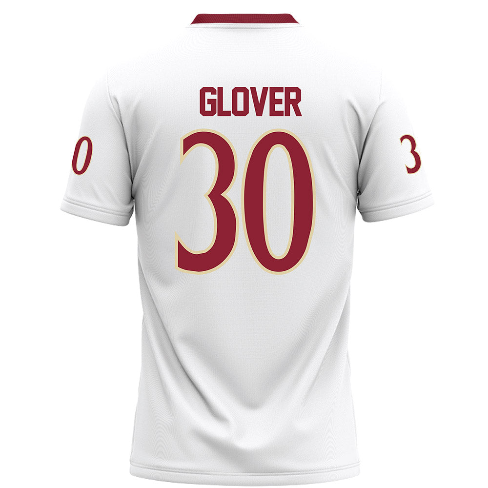 Elon - NCAA Football : Jordan Glover - White Football Jersey-1