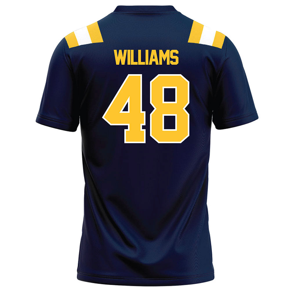 East Tennessee State - NCAA Football : Demetrius Williams - Navy Football Jersey