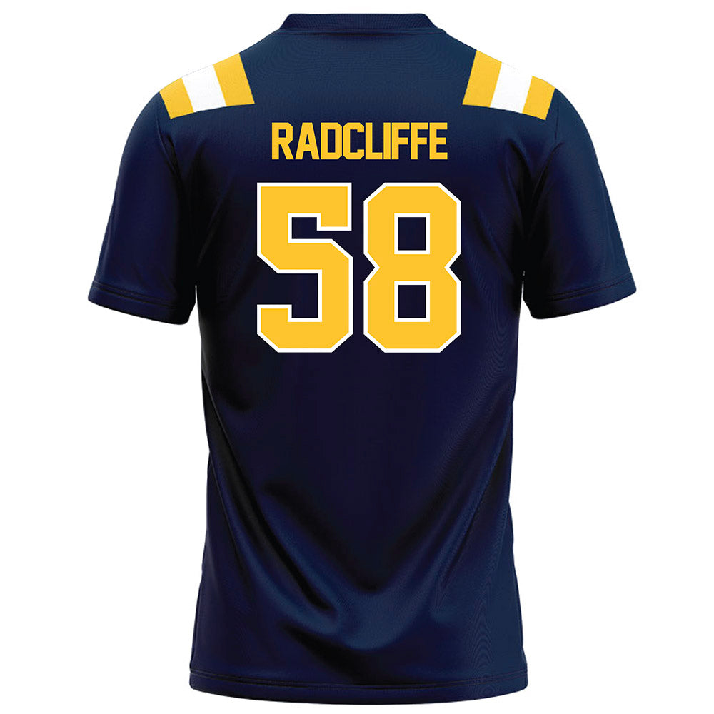East Tennessee State - NCAA Football : Maddox Radcliffe - Navy Football Jersey-1