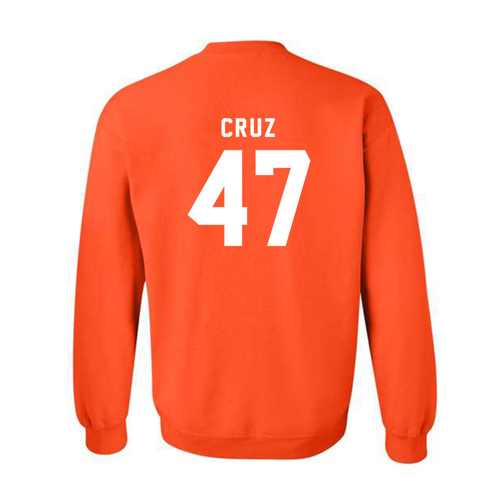 Campbell - NCAA Baseball : Gabriel Cruz - Classic Shersey Crewneck Sweatshirt-1