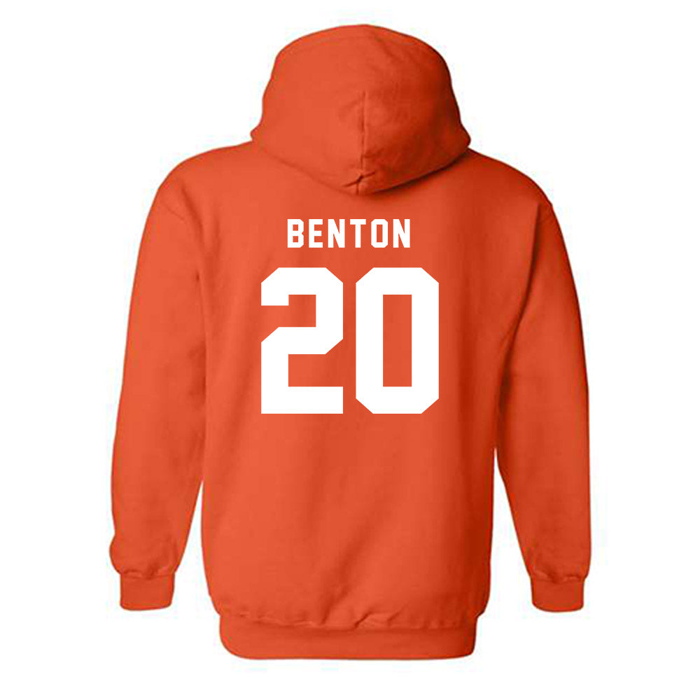 Campbell - NCAA Football : AJ Benton - Classic Shersey Hooded Sweatshirt-1