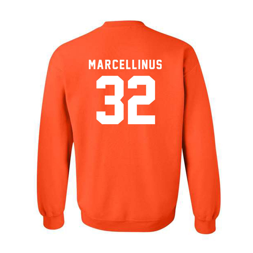 Campbell - NCAA Men's Basketball : Daniel Marcellinus - Classic Shersey Crewneck Sweatshirt-1