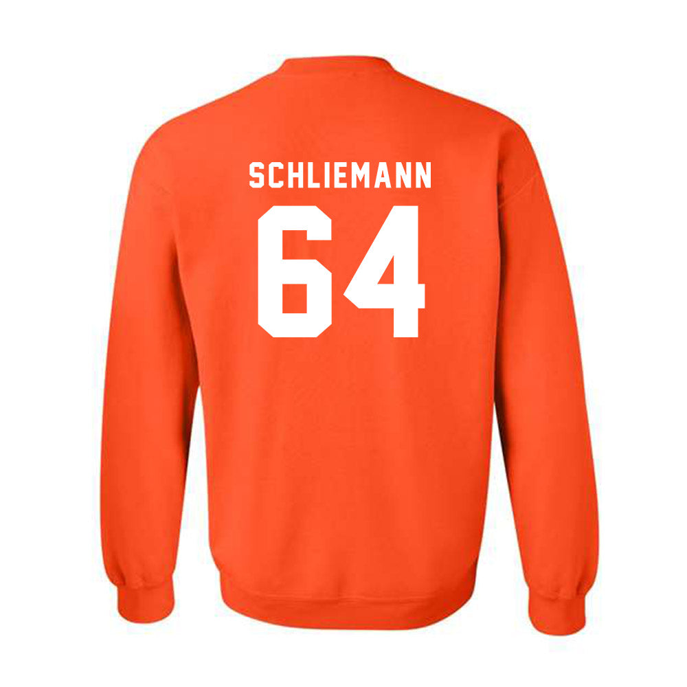 Campbell - NCAA Football : Christian Schliemann - Classic Shersey Crewneck Sweatshirt-1