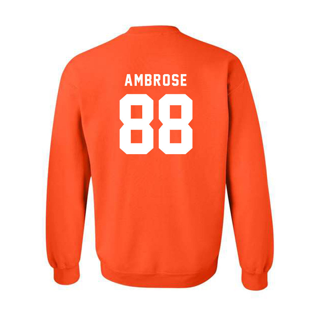 Campbell - NCAA Football : Brady Ambrose - Classic Shersey Crewneck Sweatshirt-1