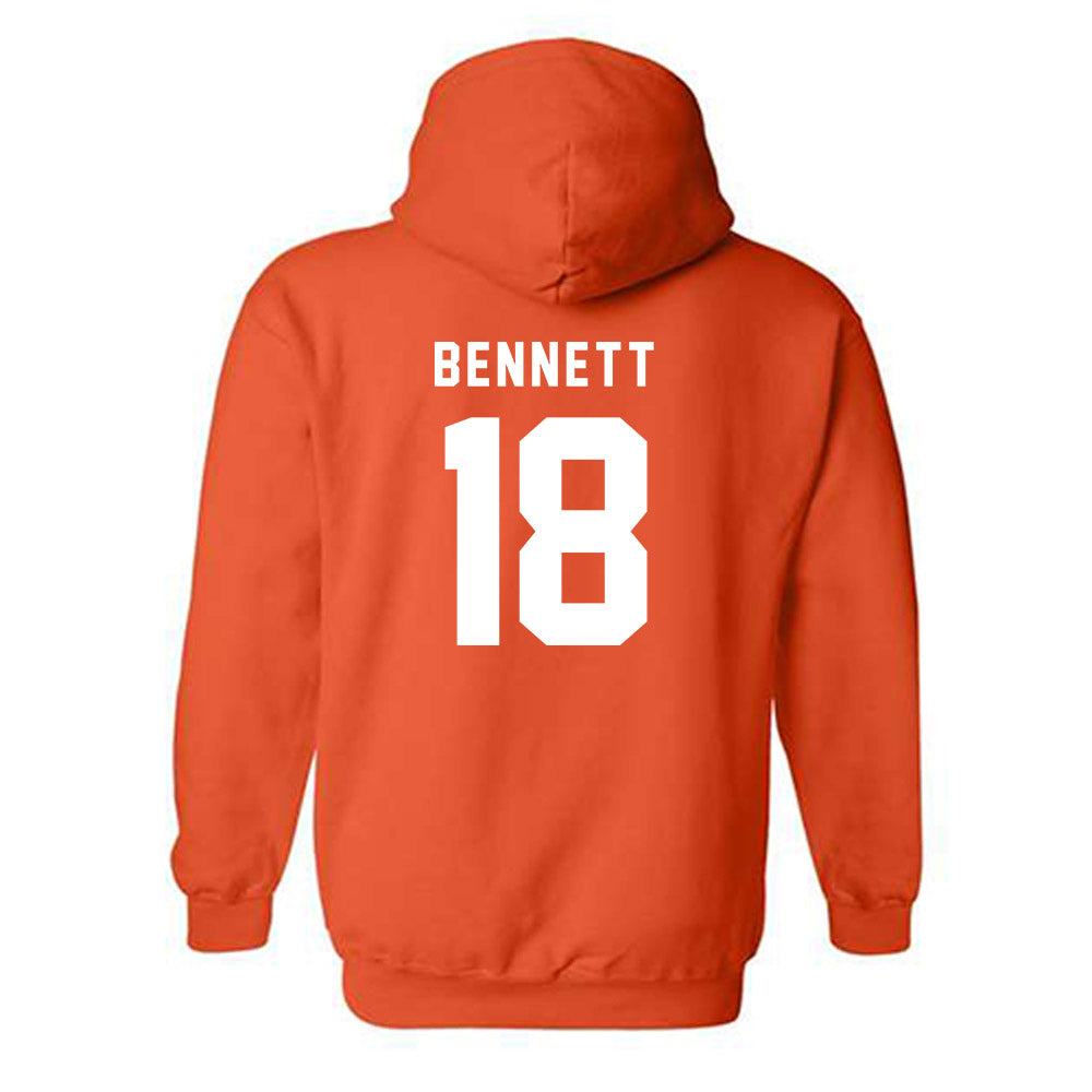 Campbell - NCAA Softball : Ryleigh Bennett - Classic Shersey Hooded Sweatshirt-1