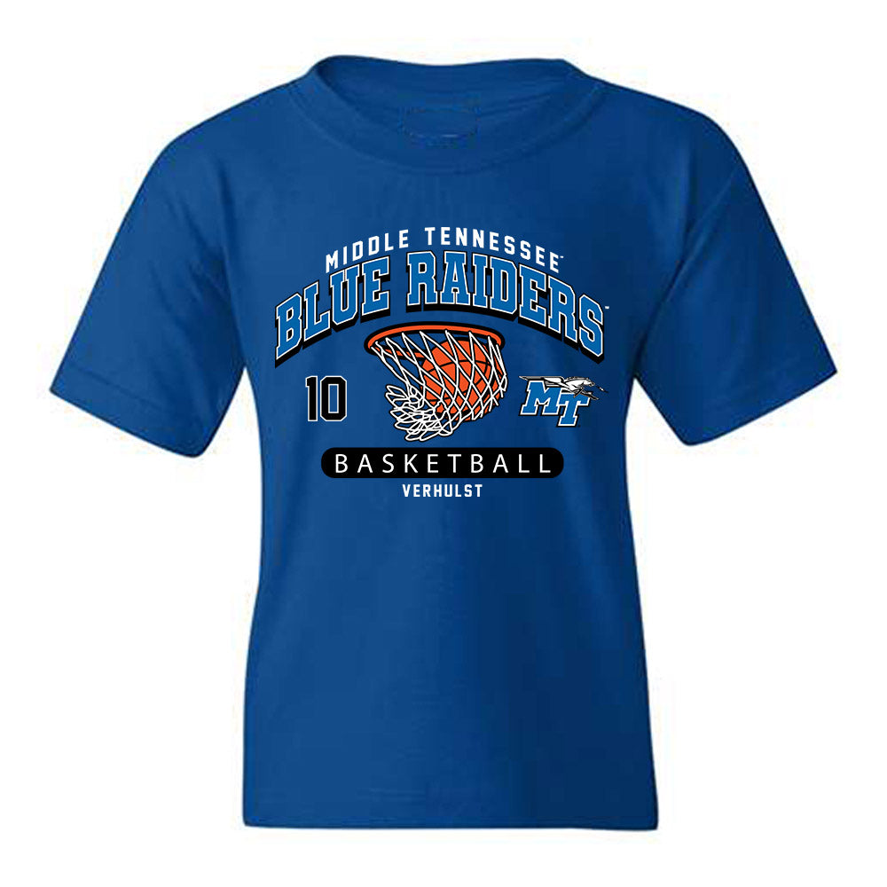 MTSU - NCAA Women's Basketball : Kirston Verhulst - Fashion Shersey Youth T-Shirt-0