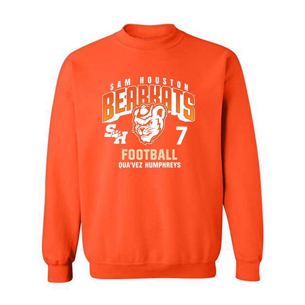 SHSU - NCAA Football : Qua’Vez Humphreys - Classic Fashion Shersey Crewneck Sweatshirt-0