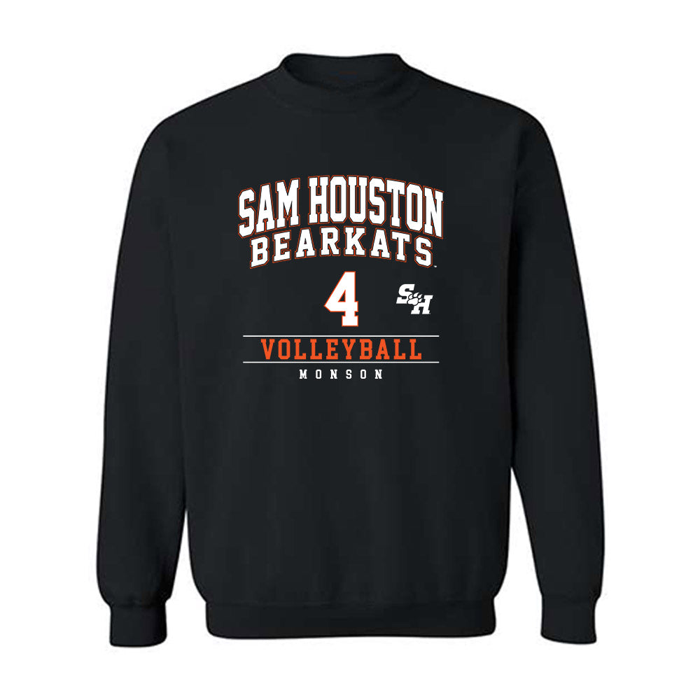 SHSU - NCAA Women's Volleyball : Chloe Monson - Classic Fashion Shersey Crewneck Sweatshirt-0