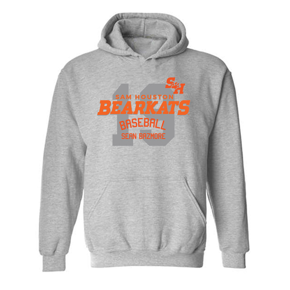 SHSU - NCAA Baseball : Sean Bazmore - Classic Fashion Shersey Hooded Sweatshirt-0