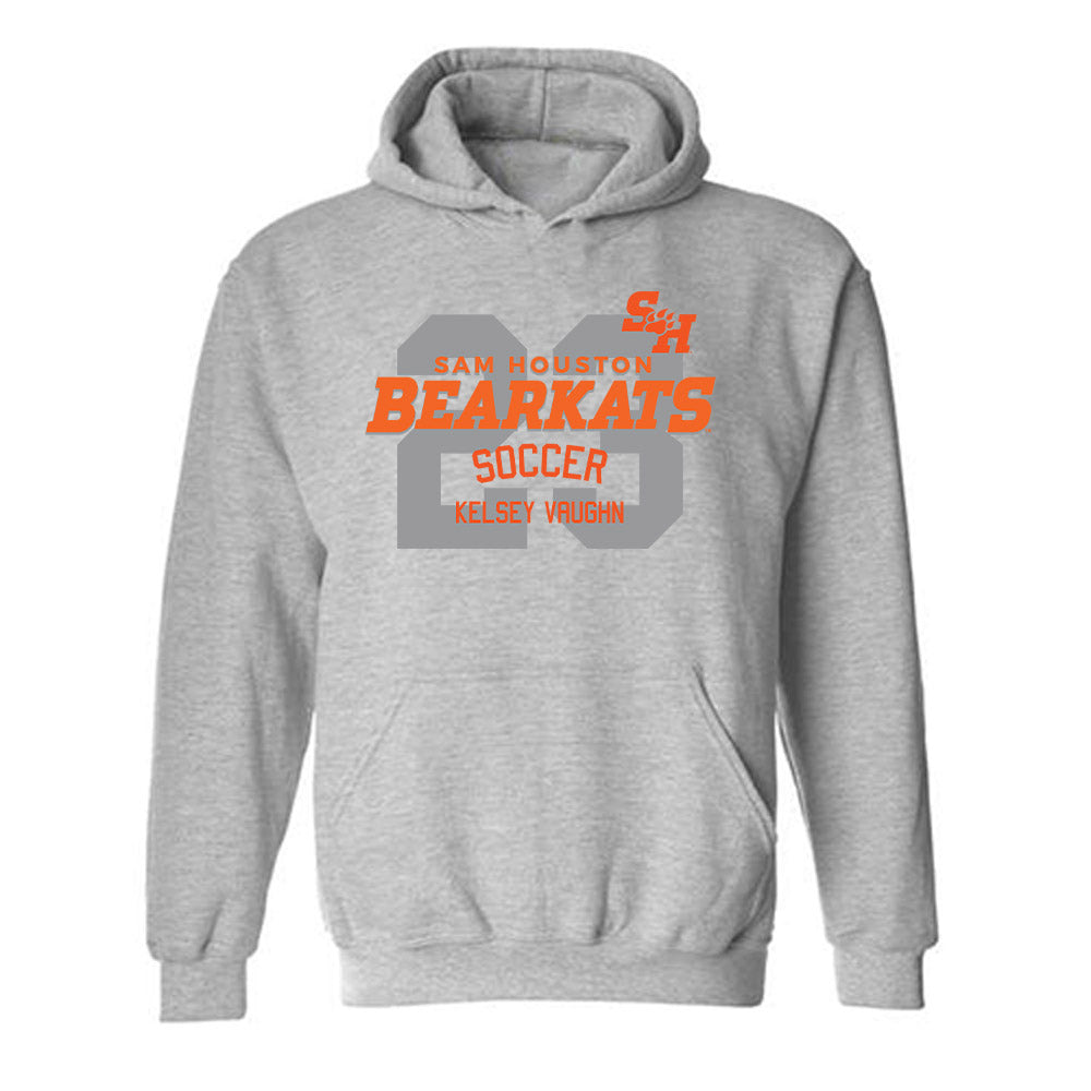 SHSU - NCAA Women's Soccer : Kelsey Vaughn - Classic Fashion Shersey Hooded Sweatshirt-0