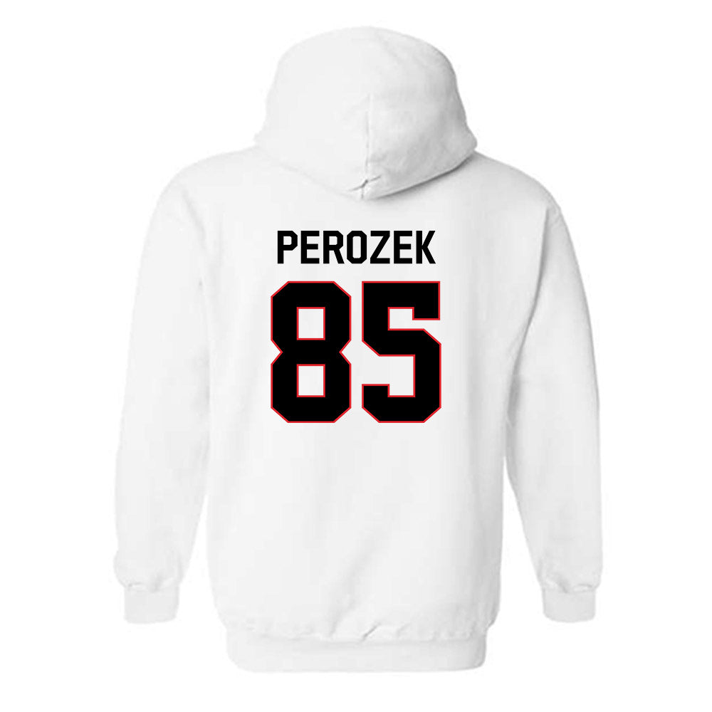 Davidson - NCAA Football : Jack Perozek - Classic Fashion Shersey Hooded Sweatshirt-1