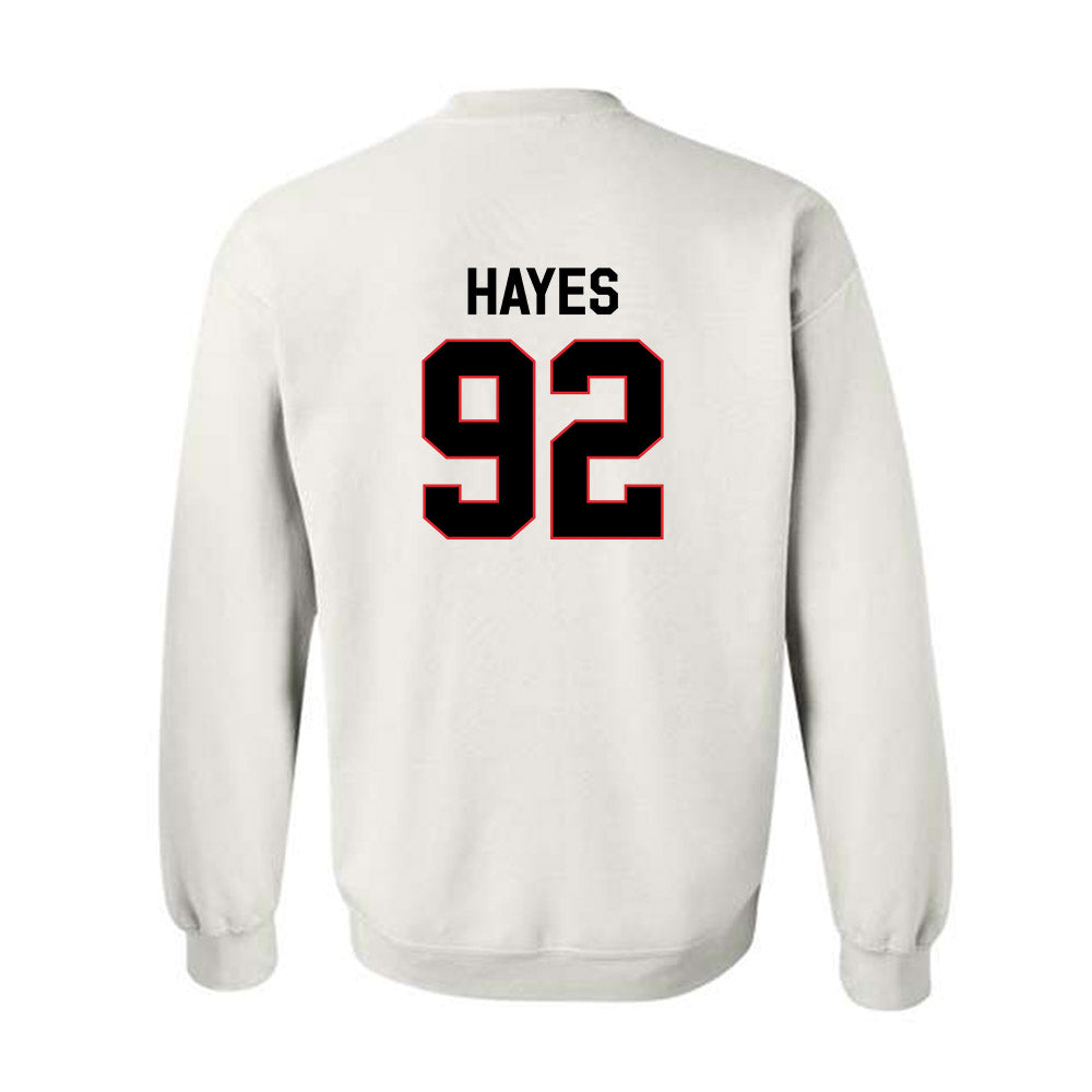 Davidson - NCAA Football : Christian Hayes - Classic Fashion Shersey Crewneck Sweatshirt-1