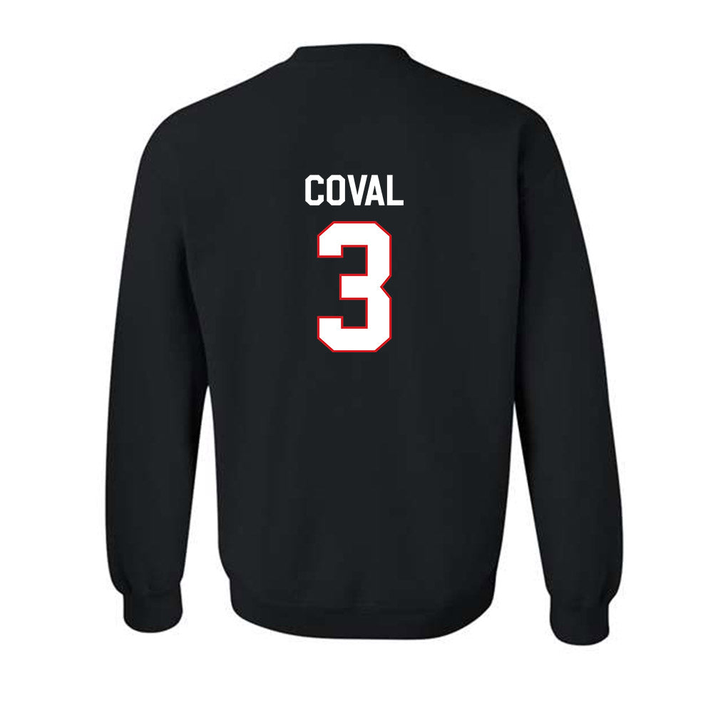 Davidson - NCAA Men's Basketball : Nick Coval - Classic Fashion Shersey Crewneck Sweatshirt