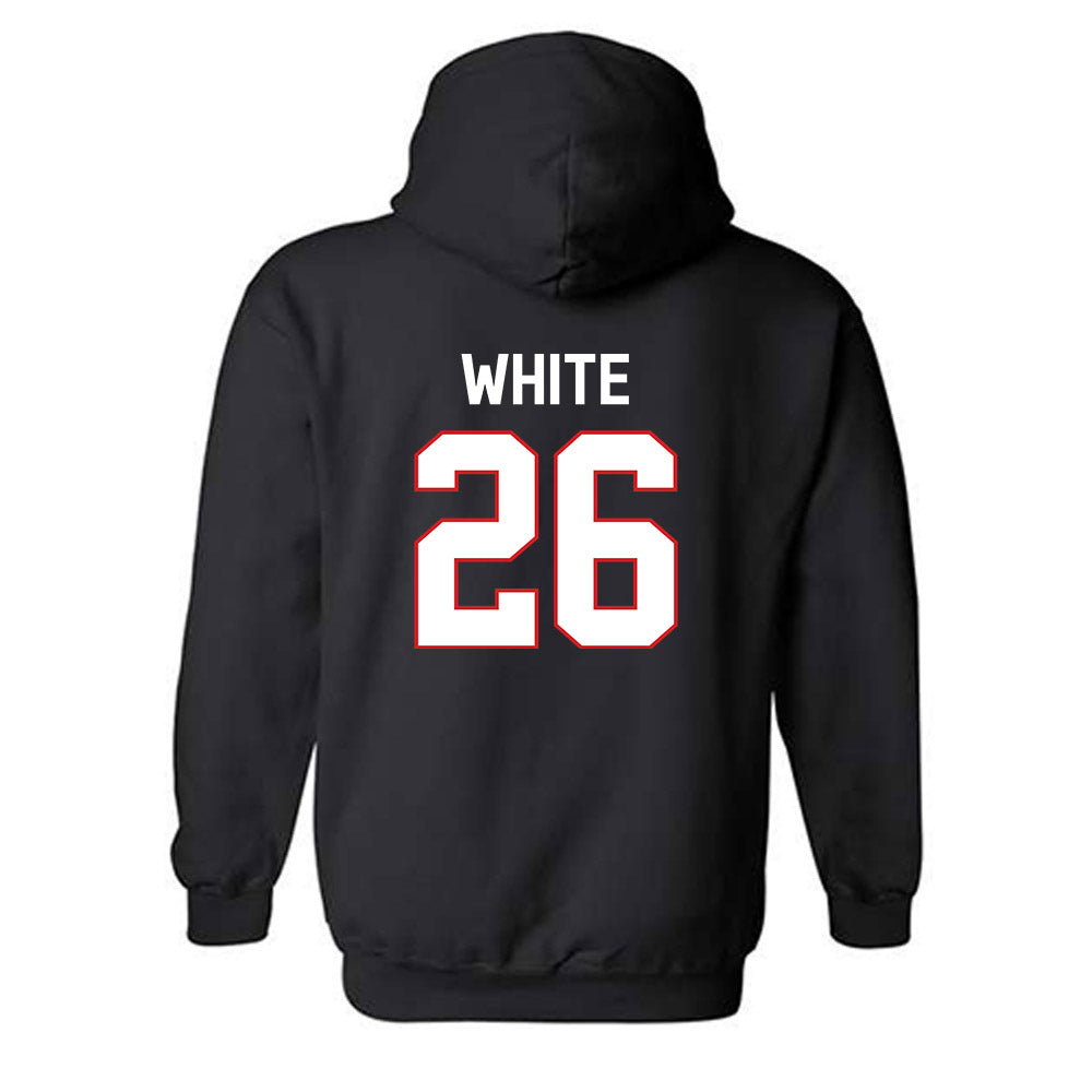 Davidson - NCAA Women's Lacrosse : Mali White - Classic Fashion Shersey Hooded Sweatshirt